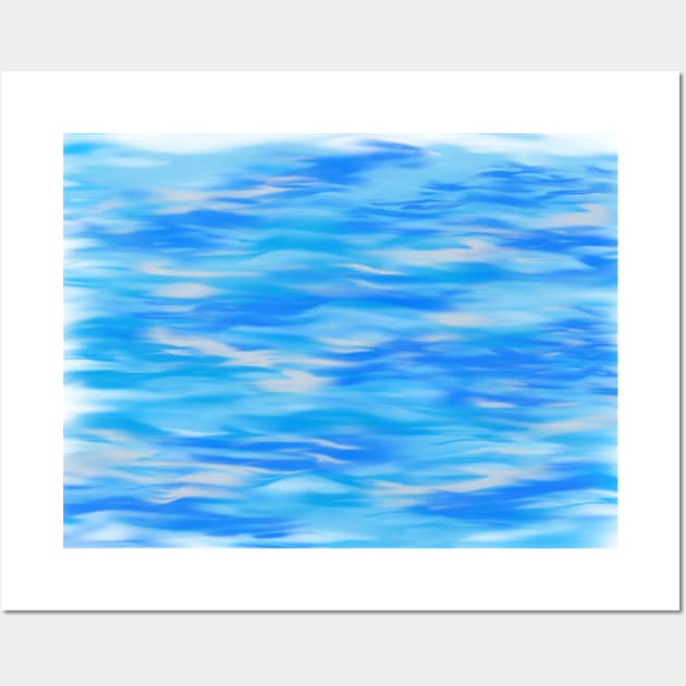 Blue Wave Wall Art by Colettesky